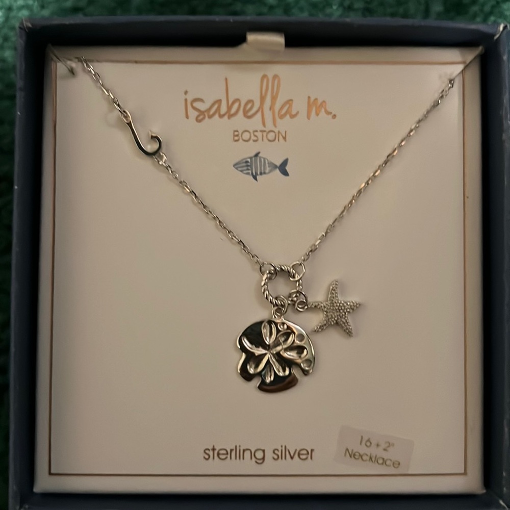NIB Isabella m. Boston Sterling Silver 16 + 2” Necklace